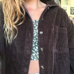 LL BEAN brown button up🌟